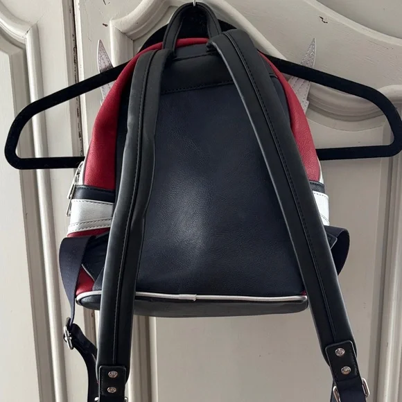 Loungefly Marvel Thor Backpack - Red, Black, Silver - Picture 3 of 4